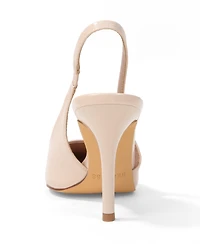 Berness Women's Crescentia Patent Slingback Stiletto Pumps