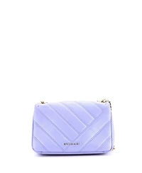 Pre-Owned Bvlgari Small Serpenti Cabochon Shoulder Bag Diagonal Quilted Leather
