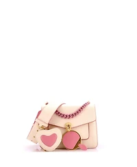 Pre-Owned Bvlgari Small Serpenti Forever Maxi Chain Heart Pouch Crossbody Bag Leather