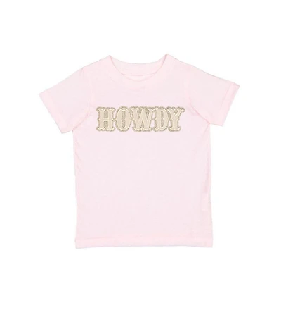 Sweet Wink Little Girls 5-8 Howdy Patch Western Short Sleeve T-Shirt