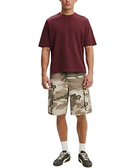 Cotton On Men's Authentic Military Cargo Zipper Shorts