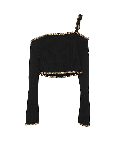 Pre-Owned Balmain Women's Rib Knit Top