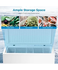 Cowsar 10.0 Cu.Ft Chest Freezer with 3 Baskets