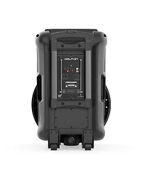Dolphin BoxParty 18" Bluetooth Speaker System with Led Lights and Microphone Portable Dj Party Speaker
