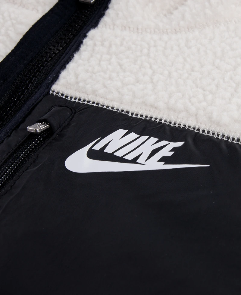Nike Little Boys Reversible Faux-Sherpa Jacket