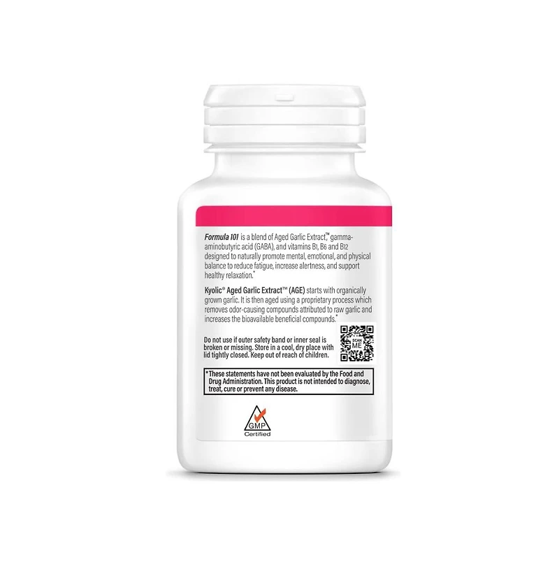 Kyolic Aged Garlic Extract Formula 101, Stress and Fatigue Relief