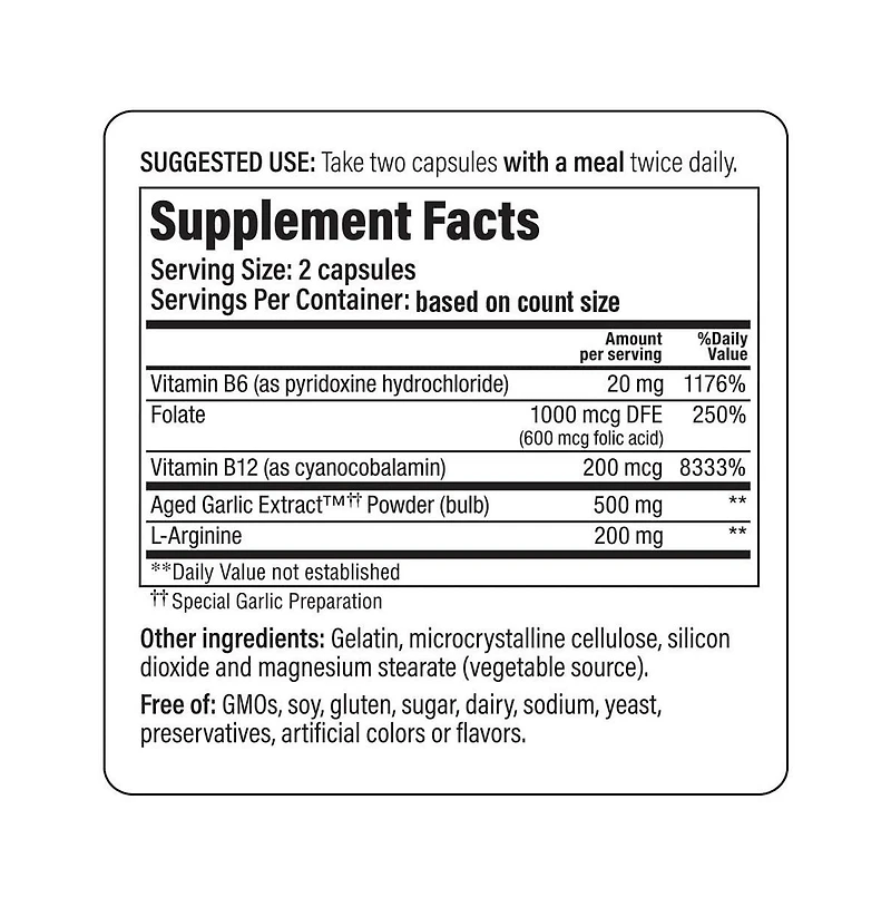 Kyolic Aged Garlic Extract Formula 108, Total Heart Health, 100 Capsules