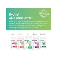Kyolic Aged Garlic Extract Formula 110, CoQ10 Cardiovascular, 100 Capsules