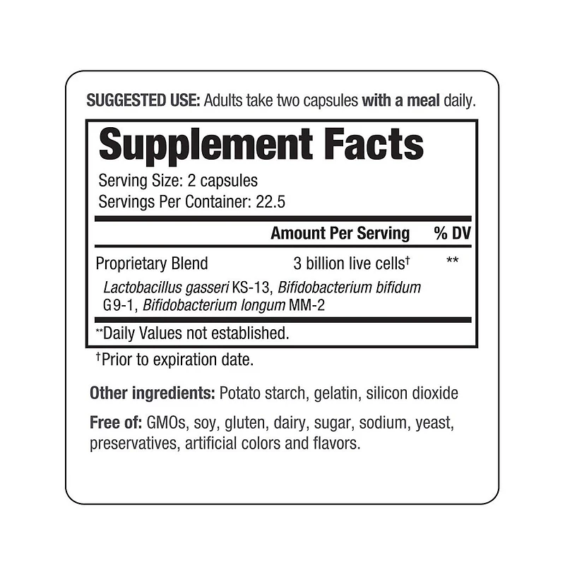 Kyo-Dophilus Daily Probiotic, Immune health and digestive support