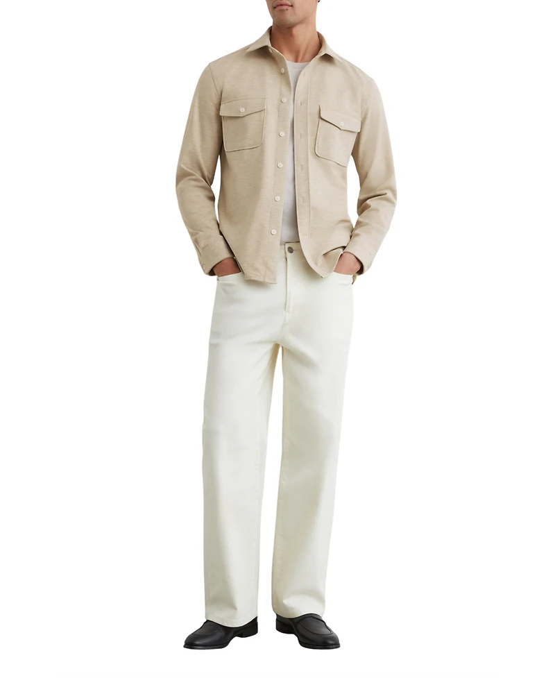 Reiss Men's Mcshane Twin-Pocket Button-Through Overshirt