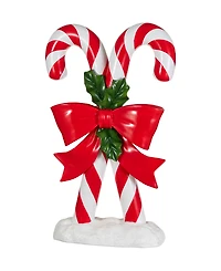 Glitzhome 24" Christmas Candy Cane Porch Decor