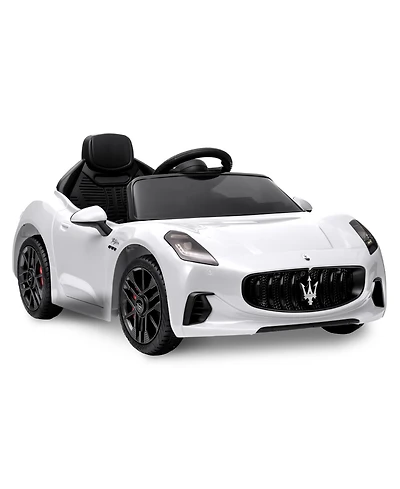 homfan 12V Licensed Maserati Ride On Car, Remote Control, Led Light, Spring Suspension, Double Doors