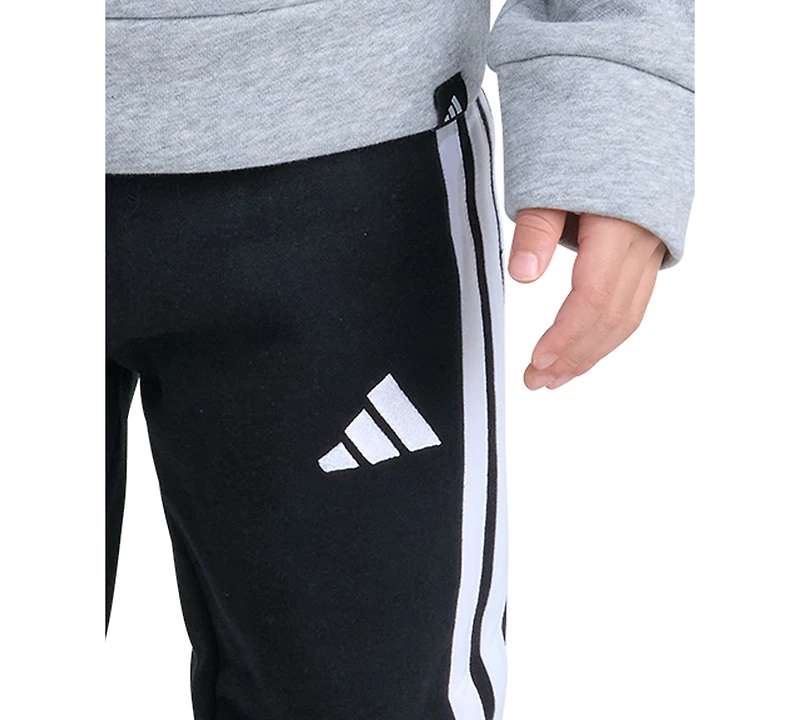 adidas Boys' 2T-7 Long-Sleeve Hoodie and Pants, 2-Piece Set