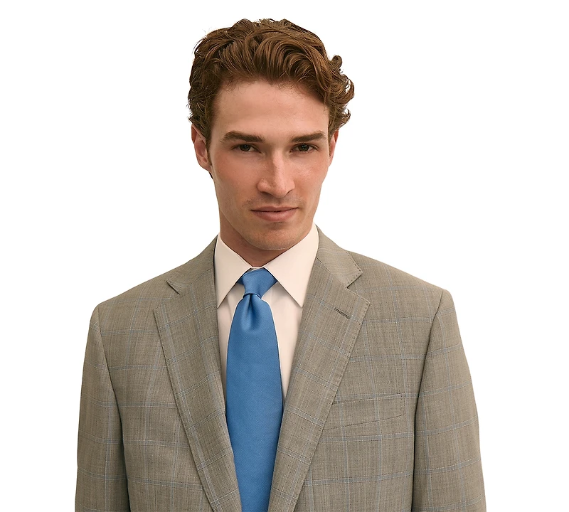 B by Brooks Brothers Men's Wool-Blend Stretch Classic-Fit Suit Jacket