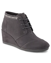 Toms Women's Desert Wedge Plus Lace-Up Booties