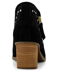 Toms Women's Goldie Zipper Wedge Booties