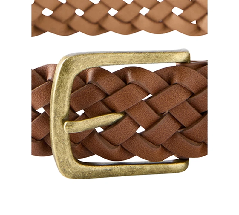 Cotton On Men's Braided Woven Belt
