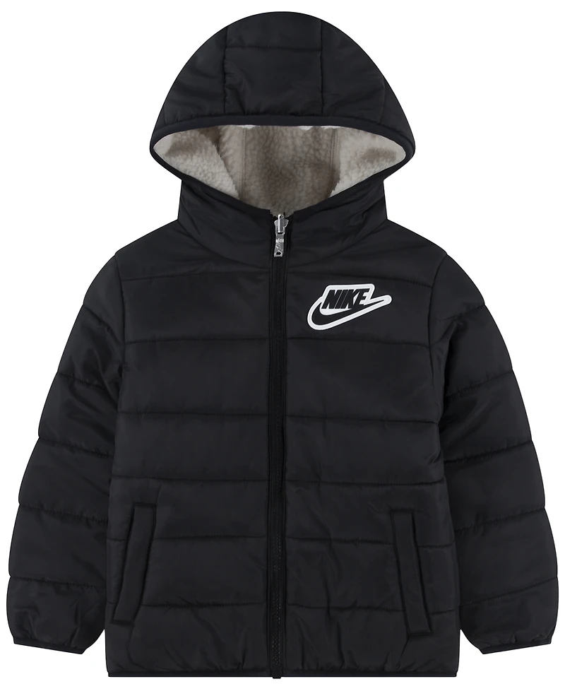 Nike Toddler Boys Reversible Faux-Sherpa Jacket