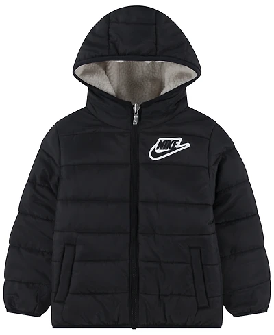Nike Toddler Boys Reversible Faux-Sherpa Jacket