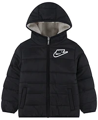 Nike Toddler Boys Reversible Faux-Sherpa Jacket