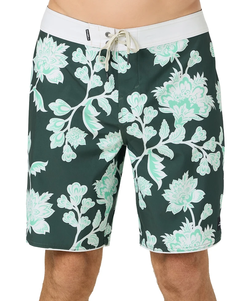 O'Neill Men's Hyperfreak Mysto Scallop Regular-Fit Board Shorts