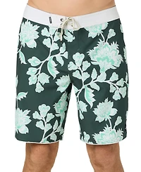 O'Neill Men's Hyperfreak Mysto Scallop Regular-Fit Board Shorts