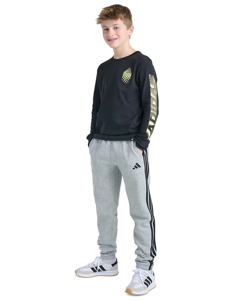 adidas Boys' 8-20 Long-Sleeve Built for Speed T-Shirt