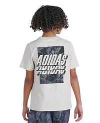 adidas Boys' 8-20 Short-Sleeve Rock Camo Poster T-Shirt