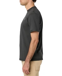 Hudson Jeans Men's Chest Logo Graphic Detail Crewneck T-Shirt