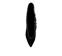 Tinkles Embossed High Heeled Calf Boots