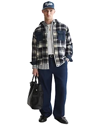 Scotch & Soda Men's Patchwork Relaxed-Fit Overshirt
