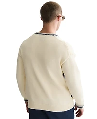Scotch & Soda Men's Cotton-Blend Dropped Shoulder Cardigan