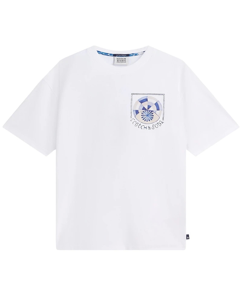 Scotch & Soda Men's Artwork Relaxed-Fit T-Shirt