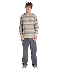 Quiksilver Men's Great Otway Striped French Terry Sweatshirt