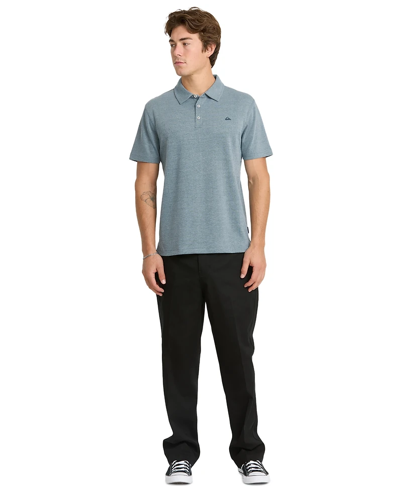 Quiksilver Men's Ultraviolet Protection Factor Stretch Moisture-Wicking Polo Shirt
