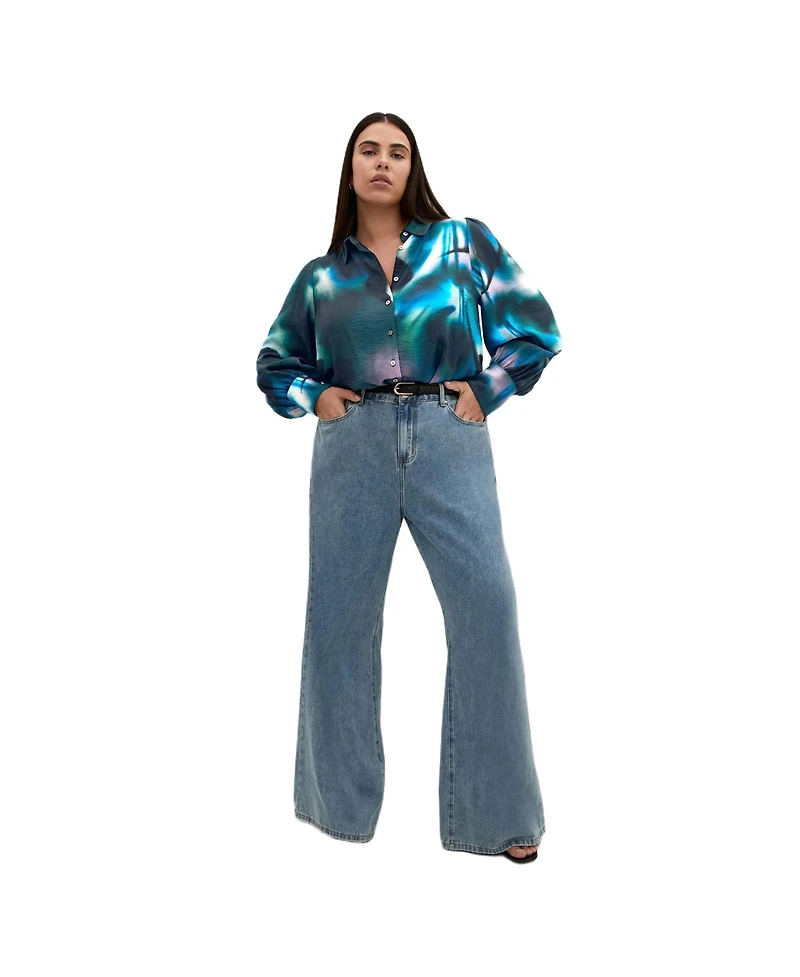 City Chic Women's Hayley Print Shirt