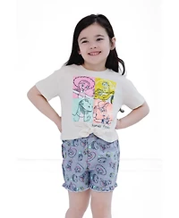 Toy Story Winnie the Pooh Girls' 2 -16 2-Piece T-Shirt and Shorts Set