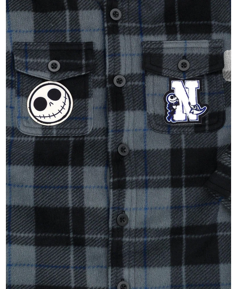 Nightmare Before Christmas Toddler Boys (3T - 5T) Hooded Shacket