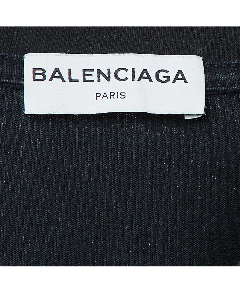 Pre-Owned Balenciaga Women's New Logo Graphic Print T-Shirt
