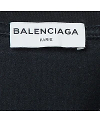 Pre-Owned Balenciaga Women's New Logo Graphic Print T-Shirt