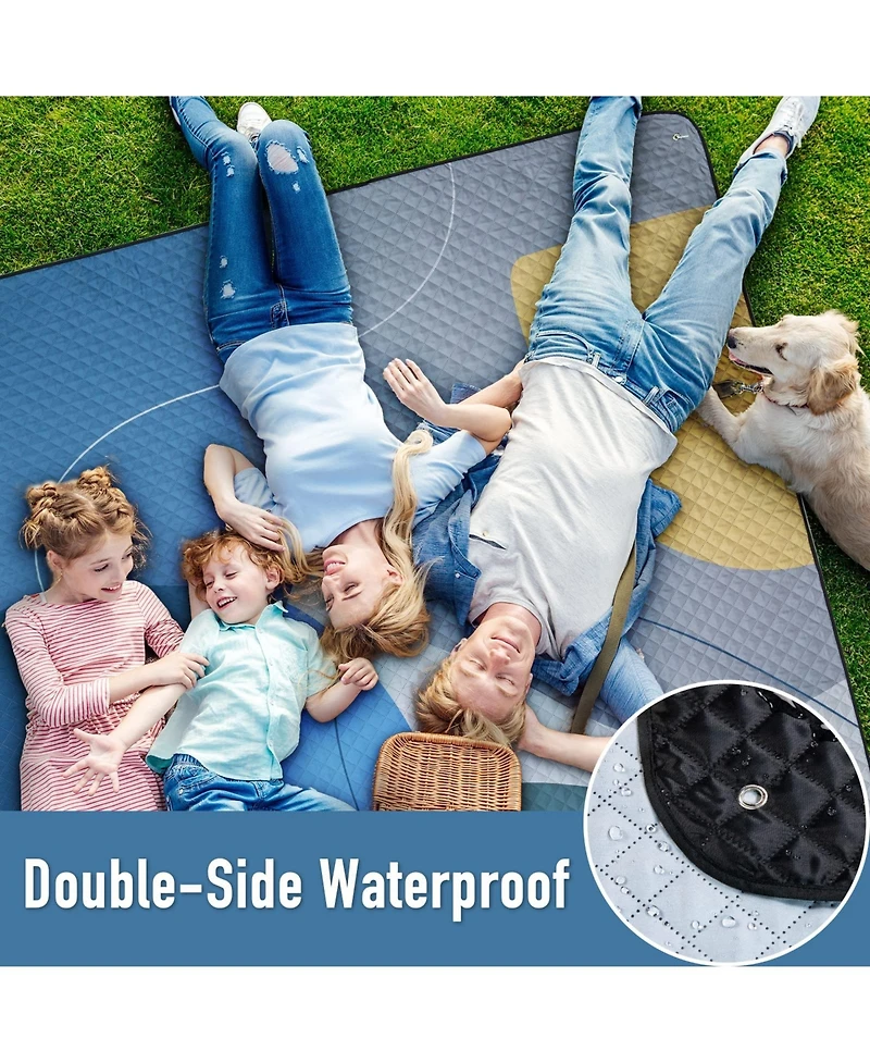 Aofar Picnic Blanket Waterproof Sandproof Beach Mat