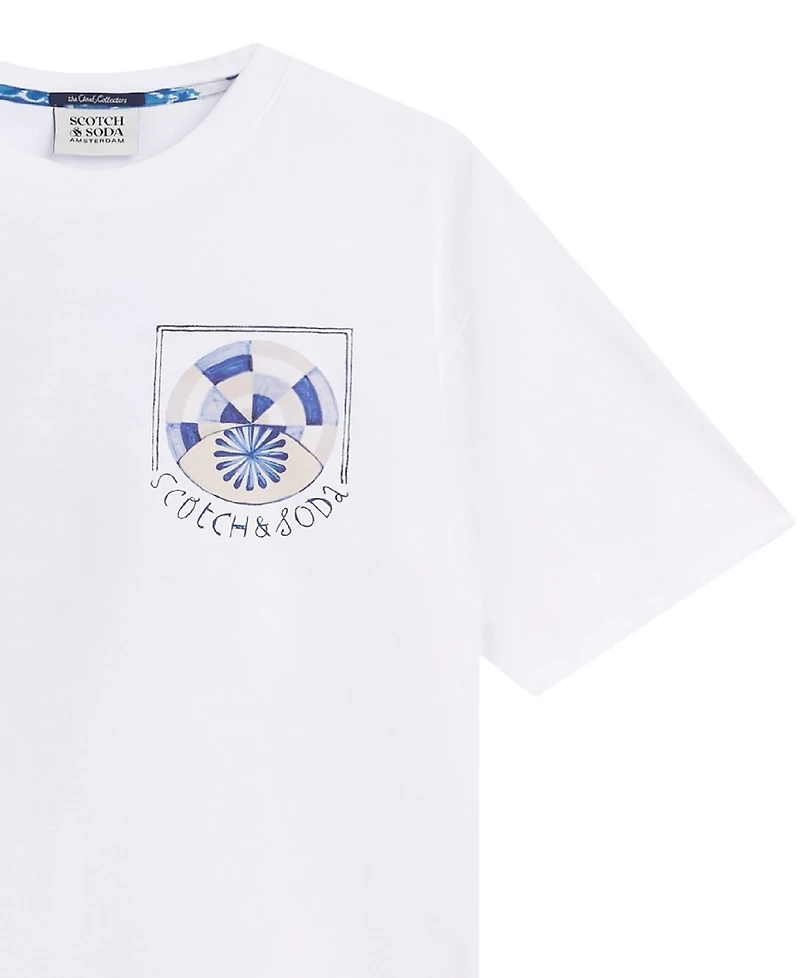 Scotch & Soda Men's Artwork Relaxed-Fit T-Shirt