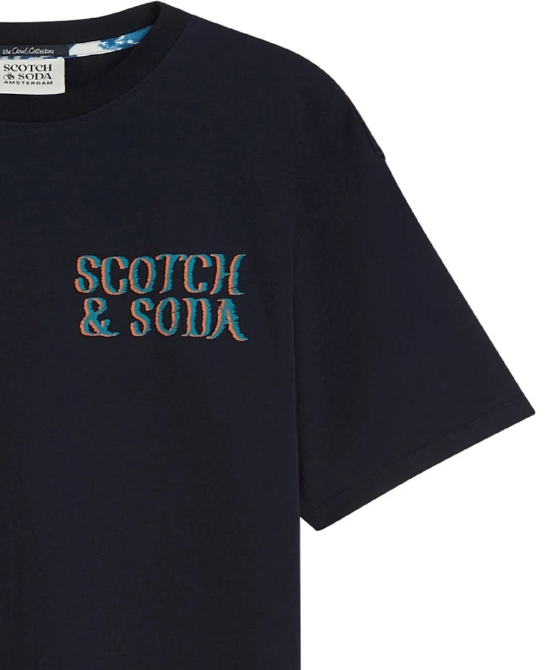 Scotch & Soda Men's Artwork Regular-Fit T-Shirt
