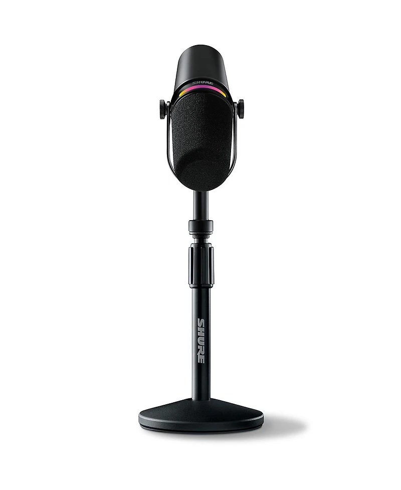 Shure MV7+ Hybrid Cardioid Dynamic Podcasting Microphone for Windows/Mac/iOS/Android