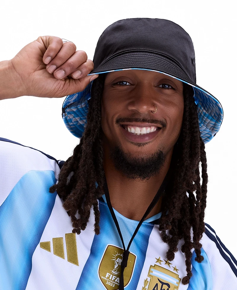 Kin Apparel Unisex Kente Reversible Satin Bucket Hat