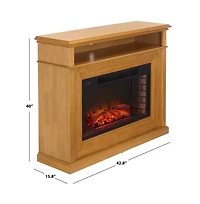 Augusta Home Helen Wood Mantel Fireplace