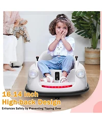 homfan 12V Electric Ride-On Bumper Car for Kids