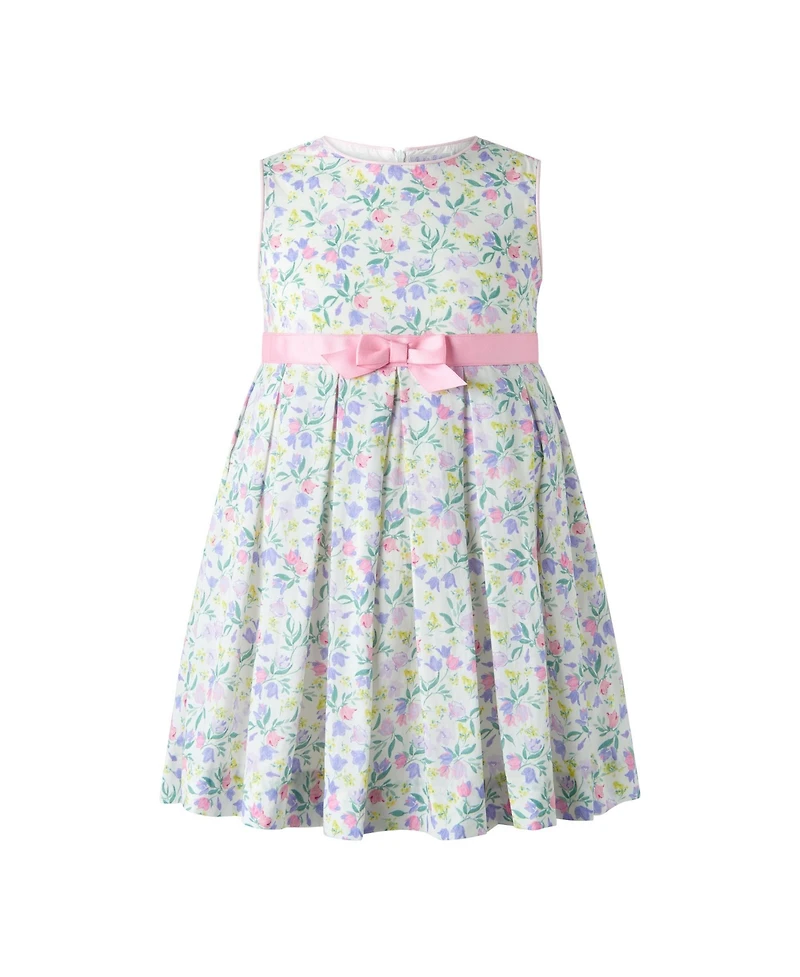 Rachel Riley Toddler Girls 2-10 Tulip Pleated Dress