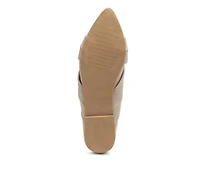London Rag norma knot detail elasticated ballet flats