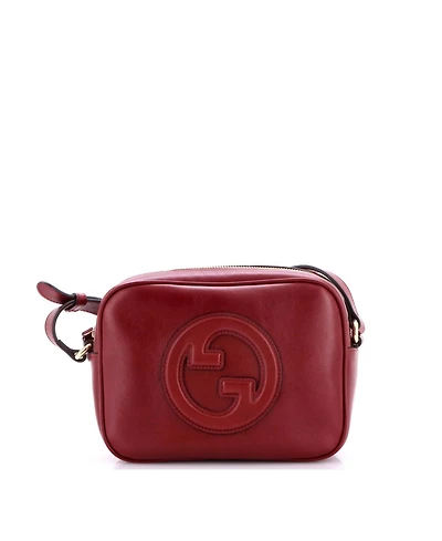 Pre-Owned Gucci Mini Blondie Camera Bag Leather
